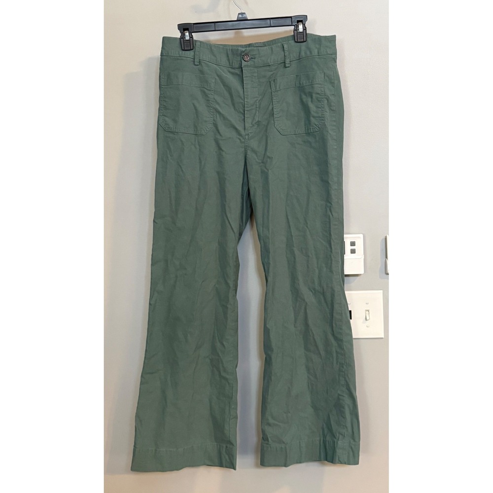 J. Crew Olive Green Wide Leg Pants